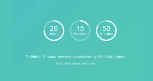 20 Css3 And Jquery Countdown Timer Scripts Les Belles
