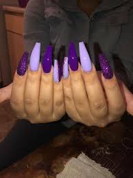 Please don't spam an pin not more than 10 pins a day. 24 Cute Purple Acrylic Nails Purple Acrylic Nails Purple Nails Cute Acrylic Nails