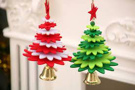 Traditional, printable and fun new ideas. Christmas Decorations Christmas Tree Pendant Diy Bell Christmas Decoration Props Bell Door Hangi Christmas Diy Easy Diy Christmas Gifts Christmas Crafts Sewing