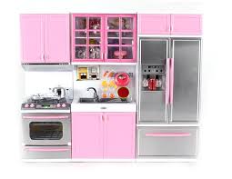 Amazon Com Modern Kitchen Battery Operated Toy Kitchen Playset Perfect For Use With 11 5 Tall Dolls Toys Game Toy Kitchen Barbie Kitchen Modern Kitchen
