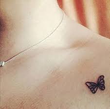 Butterfly tattoos are such designs that are more favored by women, and hence, are considered as feminine tattoo designs. 110 Small Butterfly Tattoos With Images Simple Butterfly Tattoo Clavicle Tattoo Small Matching Tattoos