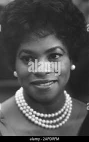 American actress Martha Flower, Persconferentie Free and Easy Stock Photo