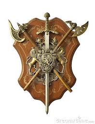Medieval Knight Decoration By Efe Can Altuncu Via Dreamstime Medieval Shields Medieval Knight Medieval Bedroom