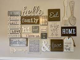 $89.59 quick view antique white french side table 12 4 stars 5 (12) was: Kitchen Wall Collage Kitchen Wall Decor Farmhouse Kitchen Gallery Wall Dining Room Wall Decor