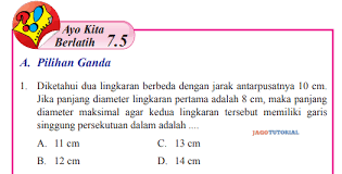 We did not find results for: Jawaban Matematika Kelas 8 Ayo Kita Berlatih 7 5 Hal 110 111 Diketahui Dua Lingkaran Berbeda Jagotutorial