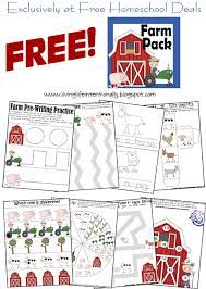 Free Instant Download Farm Printable Pack 20 Pages Farm Preschool Farm Theme Preschool Farm Lessons