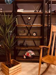 Solid Wood Bookcase Timber Natural Wooden And Metal Etsy In 2020 Natural Furniture Bookcase Wood Bookcase