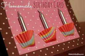 Get all the details from buckets and spades. Homemade Birthday Card Kid Made