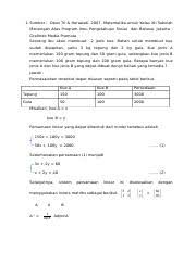 Bahan yang we need 150f + 50b for bread a and 75f + 75b for bread b. Soal Penerapan Matriks Docx 1 Sumber Dewi Tri Herawati 2007 Matematika Untuk Kelas Xii Sekolah Menengah Atas Program Ilmu Pengetahuan Sosial Dan Course Hero