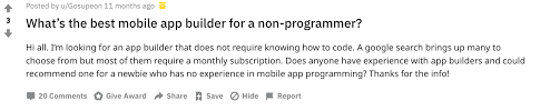 Either way, what it does mean is that you are responsible for the content on the app, which will have your name listed as a here is the list of the best app builders you can use to create a mobile app for your brand. The Most Beloved Mobile App Development Tools On Reddit Freelancer Com