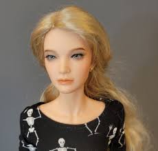 Doll Earrings Topaz Colored Crystal Stone Gold-tone Stud SD MSD Yosd BJD  Ellowyne Iplehouse Tonner American Model