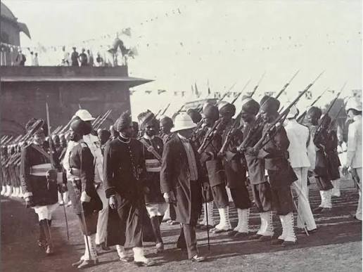 Prince Albert's infantry in India 1897