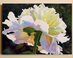 Peony Painting Print By Cathy Hillegas 16 X 22 Flower Art Etsy Peony Painting Peony Art Floral Watercolor