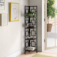 Compare prices & save money on bookcases. Zipcode Design Yulganna 61 5 H X 17 5 W Metal Corner Bookcase Reviews Wayfair