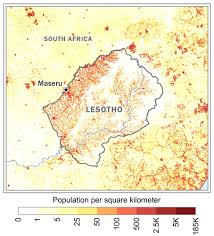 Hotel on map of lesotho: Lesotho The World Factbook