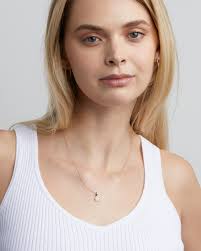 Klaverketting, 14K massief goud 4 blaadjes hart klaver ketting, diamant,  echte gouden ketting, minimalistische, handgemaakte sieraden, ketting voor  vrouwen