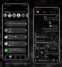 Material Space Dark Theme For Yowhatsapp Fouad Whatsapp By Ethel In 2020 Space Theme Theme Ios Dark Theme
