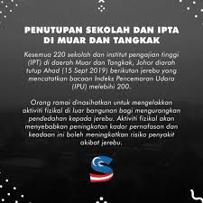 Check spelling or type a new query. Syed Saddiq On Twitter Kepada Semua Rakyat Malaysia Terutama Sekali Yang Berada Di Muar Berjaga Jagalah Ketika Musim Jerebu Ni Elak Melakukan Aktiviti Fizikal Di Luar Bangunan Minum Air Kosong Secukupnya Dapatkan Rawatan