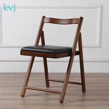 Shop dining room chairs today. China Kvj 7059v Natural Vinyl Seat Solid Wood Dining Room Folding Chair China Dining Chair Folding Chair