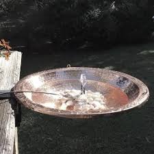 Bird Bath For Deck Railing Solar Bubbler Copper Bird Bath W Hanger Copper Bird Bath Bird Bath Bird Bath Fountain