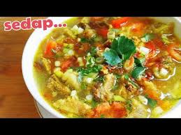 Soto daging sapi kuah bening. Resep Soto Daging Sapi Kuah Bening Sedap Youtube Resep Masakan Daging Sapi Resep