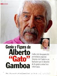 Genio y figura de Alberto "Gato" Gamboa [artículo] Manuel Mendoza.