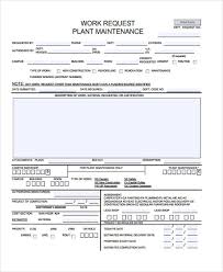 Service & work orders, estimates of repair, proposals, service agreements, contracts, warr Free 7 Maintenance Work Order Forms In Pdf Ms Word