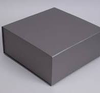 10 x 10 x 4-1/2 Matte Silver Magnetic Lid Gift Boxes