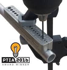 Drill Straight Holes Every Time Without A Drill Press This Award Winning Drill Guide Is Easy To Use Hold The D Metal Working Tools Homemade Tools Woodworking