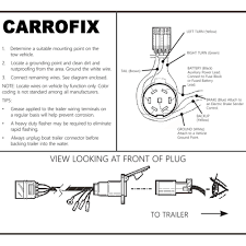7 blade r v trailer plug wiring diagram. Carrofix 4 Way Flat To 7 Way Rv Blade Trailer Adapter Electrical Connector W Mounting Bracket