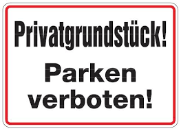 Halteverbot schild parken verboten parkverbot hinweis vorgebohrt lochbohrung. Aluminium Schild Privatgrundstuck Parken Verboten 250x350 Mm Gepragt Parkplatzschilder Aluminium Schilder Schilder Buddel Bini Inh Eda Binikowski E K