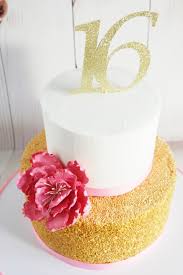 This cake could be used to wish sixteenth birthday to your daughter, sister, and niece. Padicakes 12 1 16 1 1 17