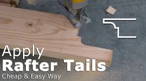 Finding the right column to fit the specific architectural order or style that you are looking for has never been easier. Easy Way To Design And Cut Rafter Tails For Patio Cover Joints Youtube