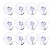 12Pcs 4cm Christmas Light Hooks Suckers - Clear Plastic Suction Cup Hooks  for Glass Window, Bathroom, Shower Towel : Amazon.co.uk: DIY & Tools