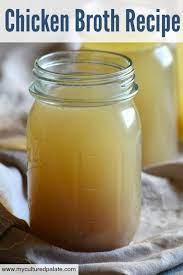 How To Make Chicken Broth With Video Recipe Broth Recipes Make Chicken Broth Food