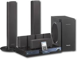 Best Buy Panasonic 1250w 7 1 Channel Home Theater System With Blu Ray Disc Player Sc Bt300