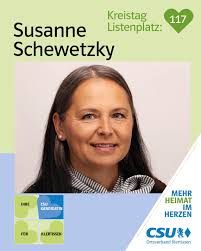 Ich bin Larissa Kramer, 28 Jahre, ledig, Sachbearbeiterin im Customer  Service, und kandidiere auf Listenplatz 5 der CSU Altenstadt. Mir ist eine  nachhaltige, sichere und lebenswerte Entwicklung der Gemeinde wichtig, mit  Verkehrsberuhigung
