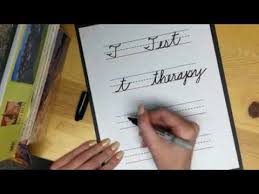 How to draw a capital t in cursive. Learn Cursive Letter T Youtube