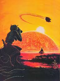 Karl Kofoed A Thirst For Broken Water Cover Art For Asimovs Sf Magazine Sf Art Art Space Art