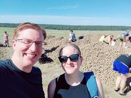 They're back!!! 🥔⛰️ Potato Mountain has returned! It's not quite as  massive as last year's, but the spuds are still FREE and ready for pickup!  📍 Find them at the corner of