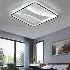 Led Deckenleuchte Modern In Eckig Weiss Beleuchtung Decke Deckengestaltung Schlafzimmer Led Deckenleuchte