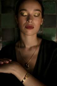 Isis Bangle Bracelet, Adjustable, Gilded With Fine 24 Carat Gold, Original  Creation.