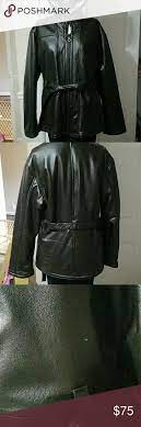 Wilsons Leather Jacket Dark Brown Size Large Shell Genuine Leather Lining 60 Acrylic 25 Modacrylic 1 Wilsons Leather Jacket Thick Jackets Leather Jacket