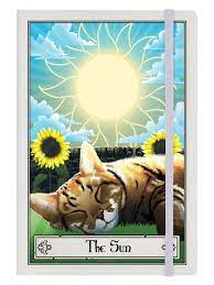 Amazon.de: Todly Tarot Felis (Katze) Range – Öko-Einkaufstasche, Notizbuch,  Untersetzer (Notizbuch – Die Sonne)