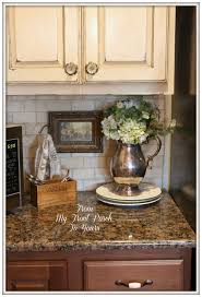 Simple Spring Front Porch Kitchen Diy Makeover French Country Kitchen Country Kitchen