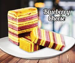 Blueberry filling / blueberry jem masukkan dlm piping bag & paipkan dilapisan putih sahaja. Resepi Kek Lapis Blueberry Cheese Resepi Merory Sedap Betul