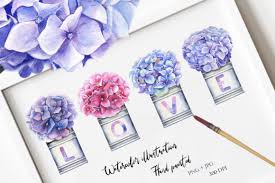 Pngtree provides you with 422 free transparent hydrangea png, vector, clipart images and psd files. Watercolor Hydrangea Illustration Iii Graphic By Evgenia Art Art Creative Fabrica
