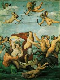 Raffaello Sanzio The Triumph Of Galatea 1512 Raphael Paintings Italian Renaissance Art Renaissance Paintings