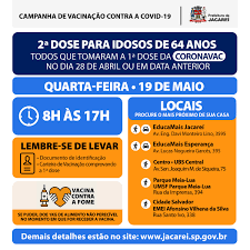 A vacina recebeu o certificado do pelo ministério da saúde da federação russa e, de acordo com as regras adotadas durante a pandemia, pode ser usada para vacinar a população na rússia. Idosos De 64 Anos Recebem Segunda Dose Da Vacina Contra Covid 19 Na Quarta Feira 19 Em Jacarei Prefeitura Municipal De Jacarei
