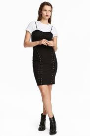 Fitted Jersey Dress Black Women H M Us Fashion Jersey Dress Clothes